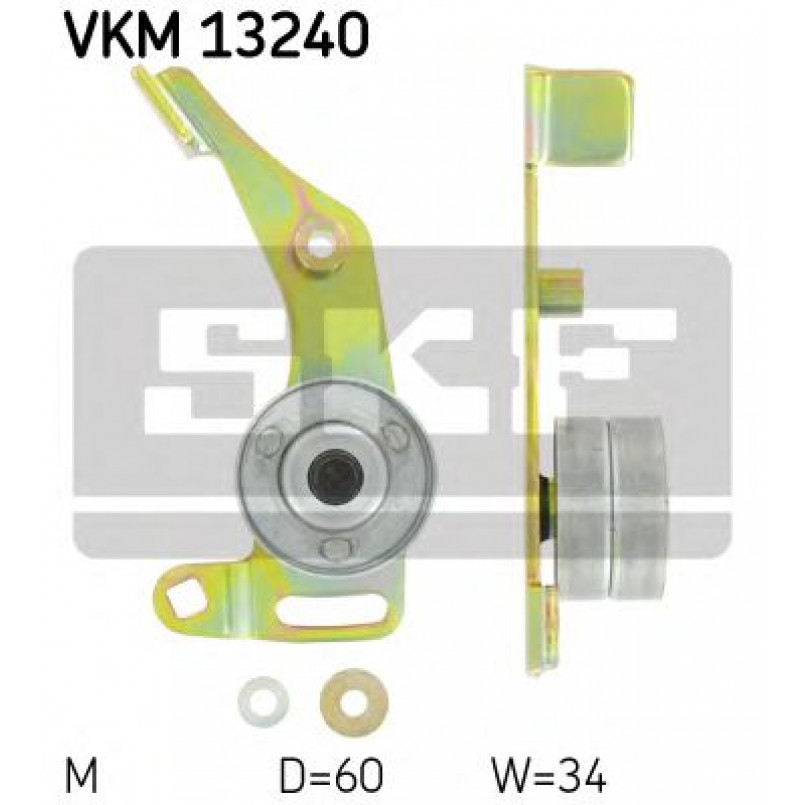VKM 13240 SKF Ролик модуля натягувача ременя
